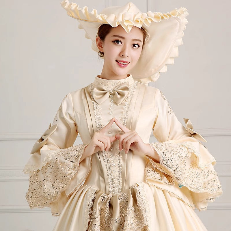 Court Costume Stage Wear European Skirt Princess Clothing