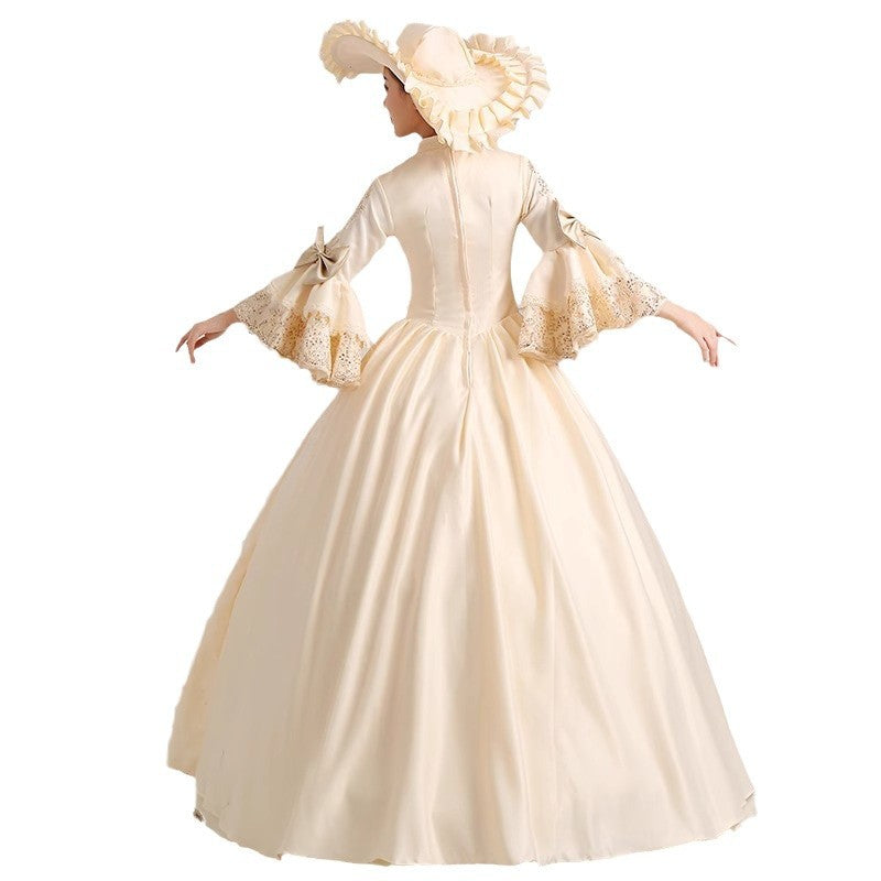 Court Costume Stage Wear European Skirt Princess Clothing